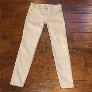 Abercrombie & Fitch Grey/ Silver Metallic Jeans